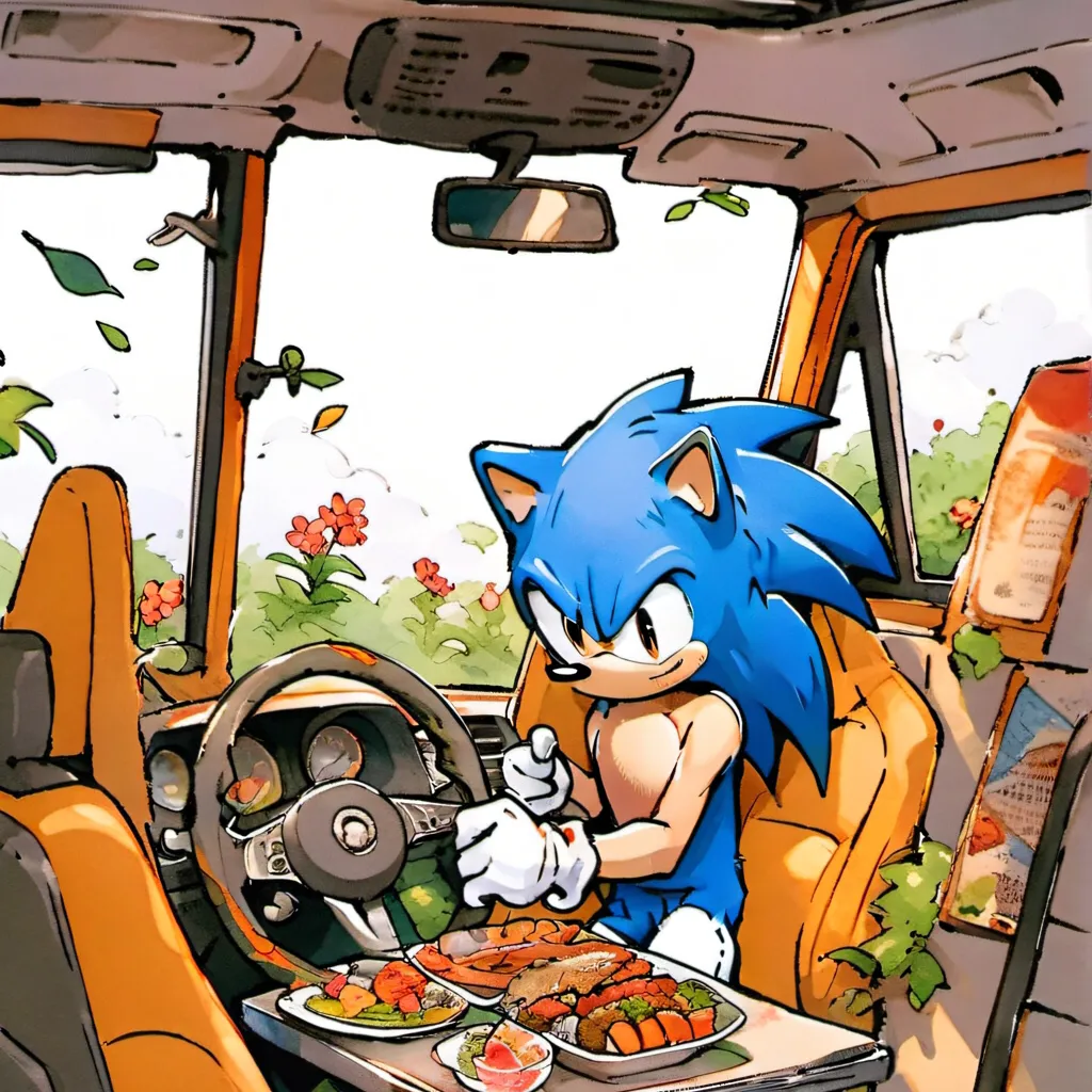 chat with ai character: Sonic trip