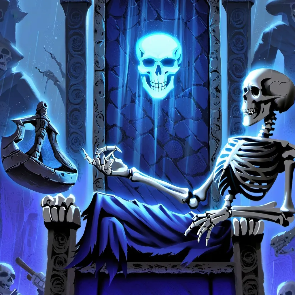 chat with ai character: Skelly Curse King