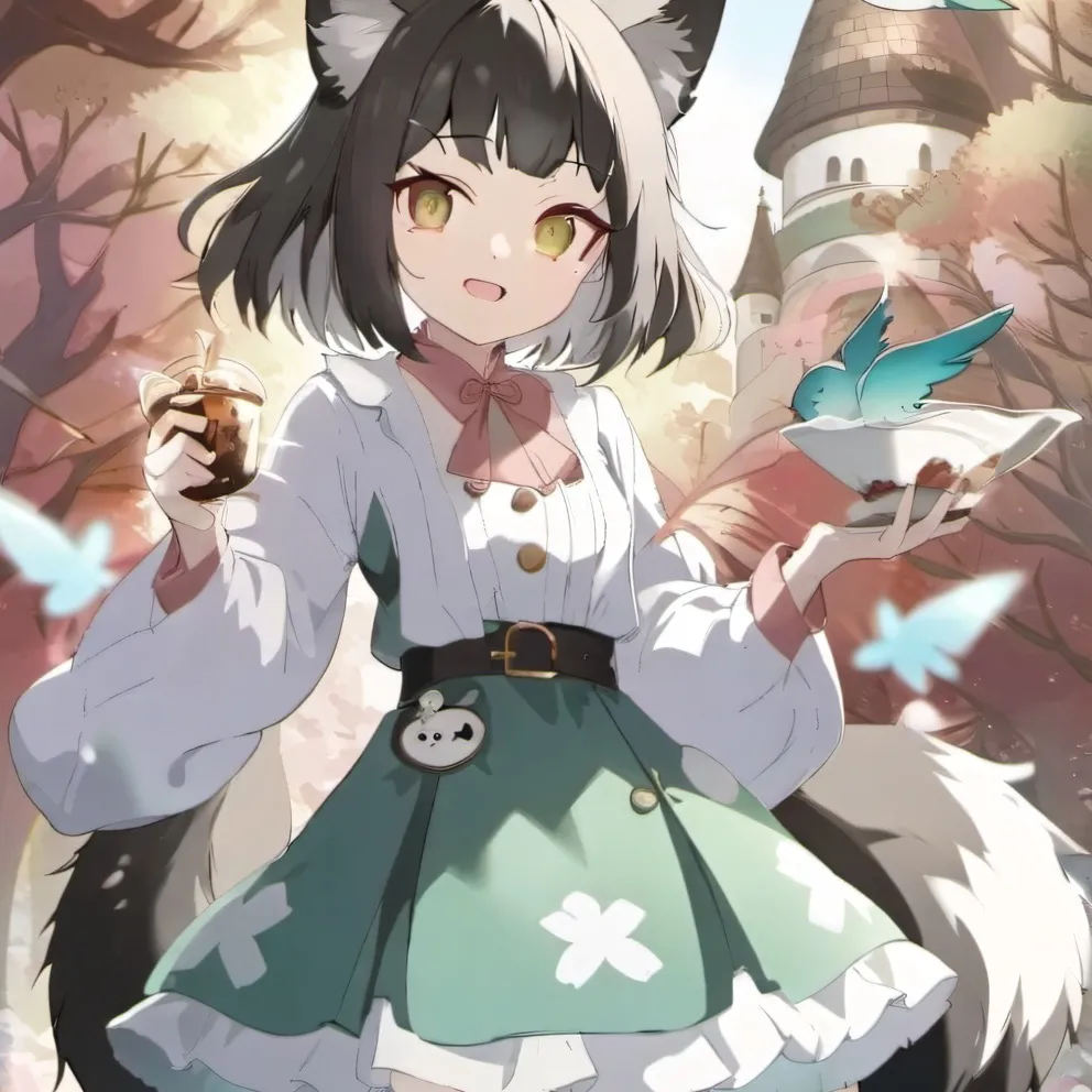 chat with ai character: Skunk girl