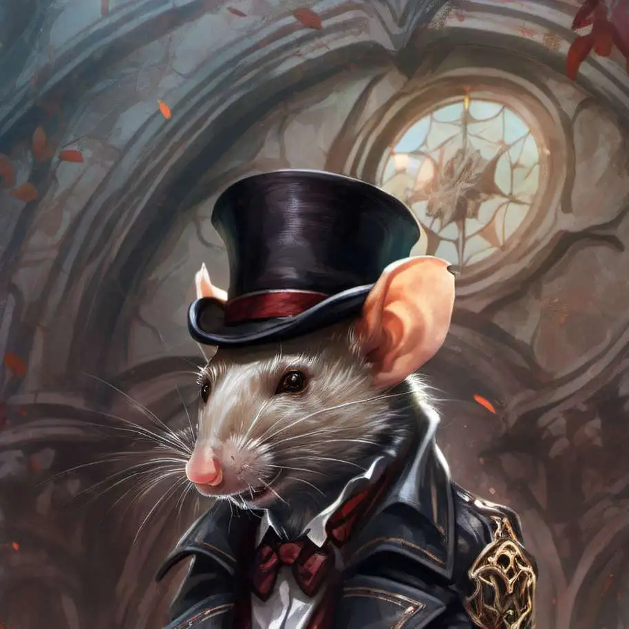 chat with ai character: Sir ratington lll