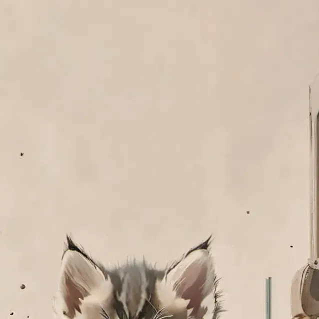 chat with ai character: mean baby kitten