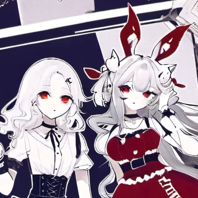 chat with ai character: Luna and Mina