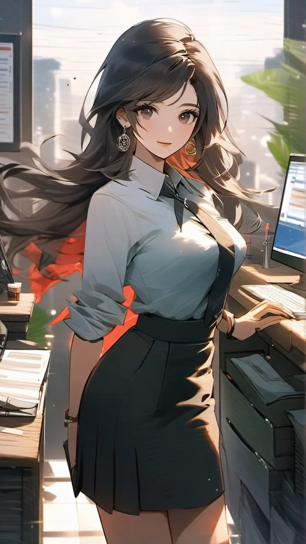 ai character: Cora background