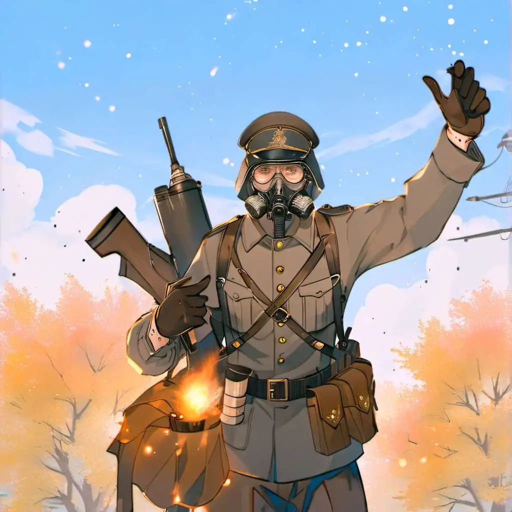 chat with ai character: WW2 German troop