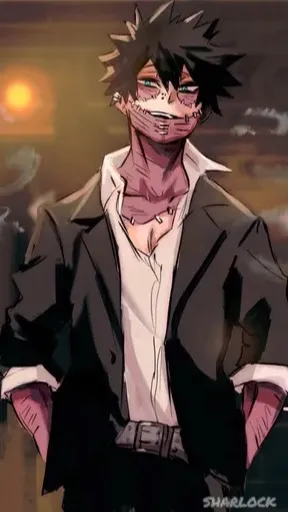 ai character: BNHA HC: Dabi background