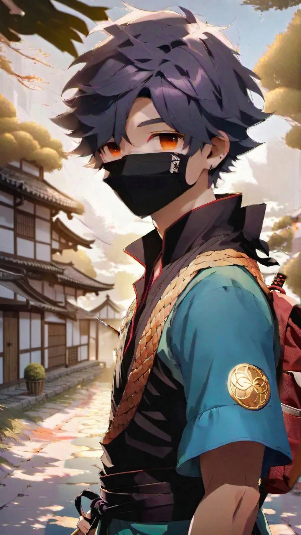 ai character: Demon slayer background