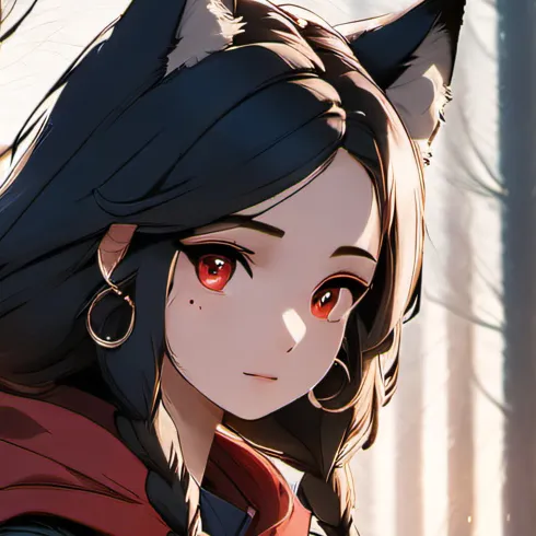 chat with ai character: Wolfy