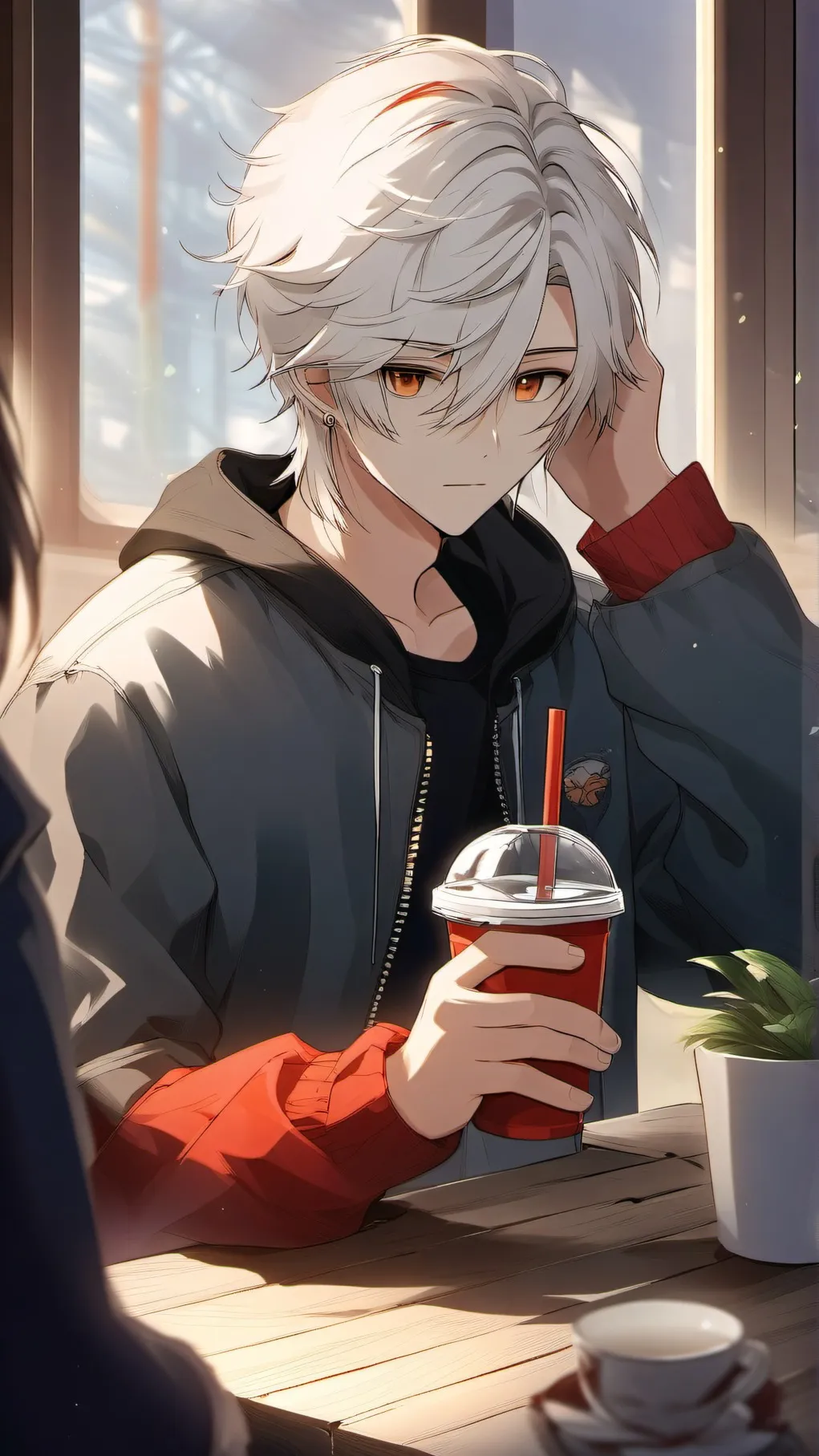 ai character: Sebastian  background