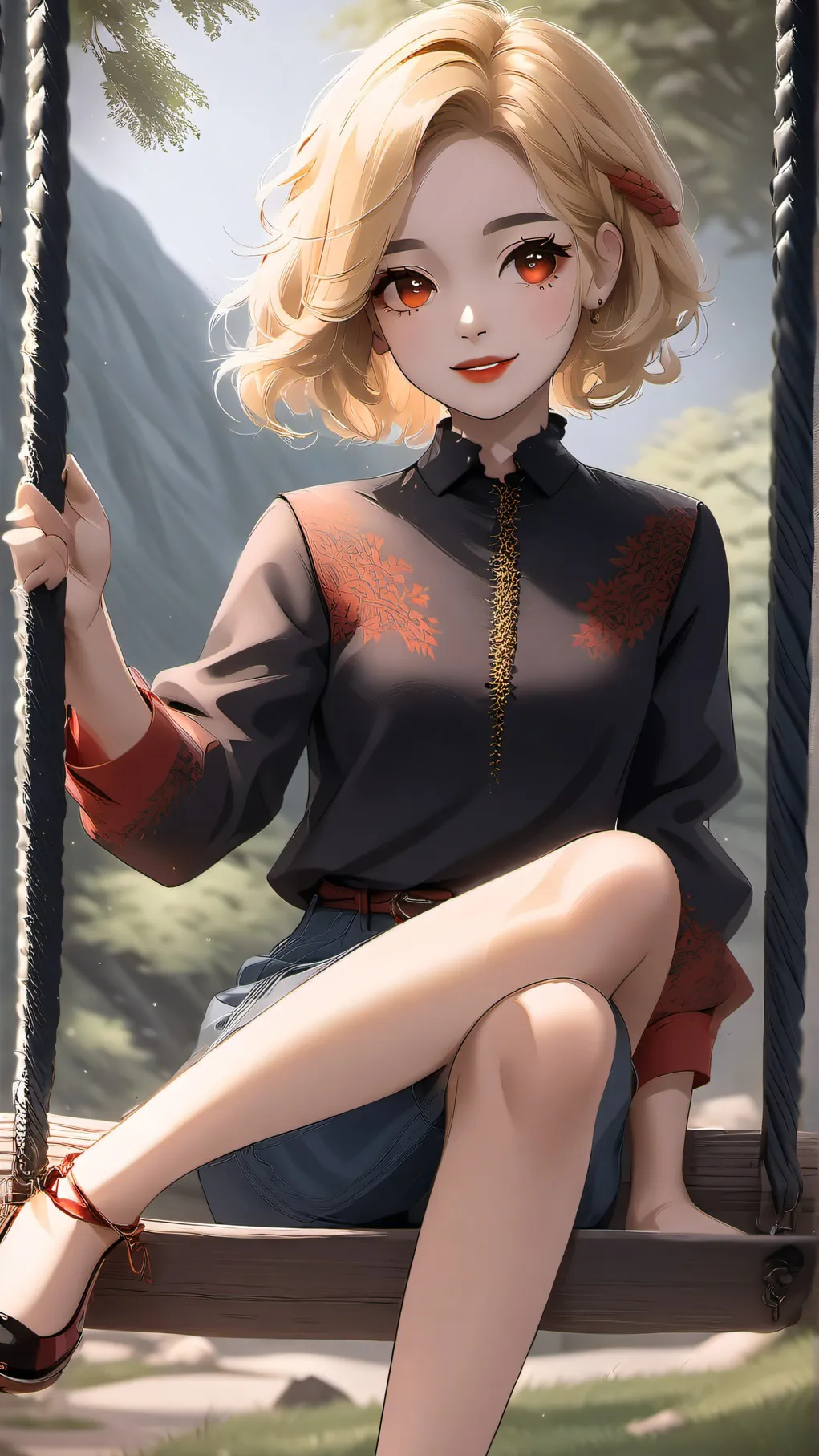 ai character: Oliva background