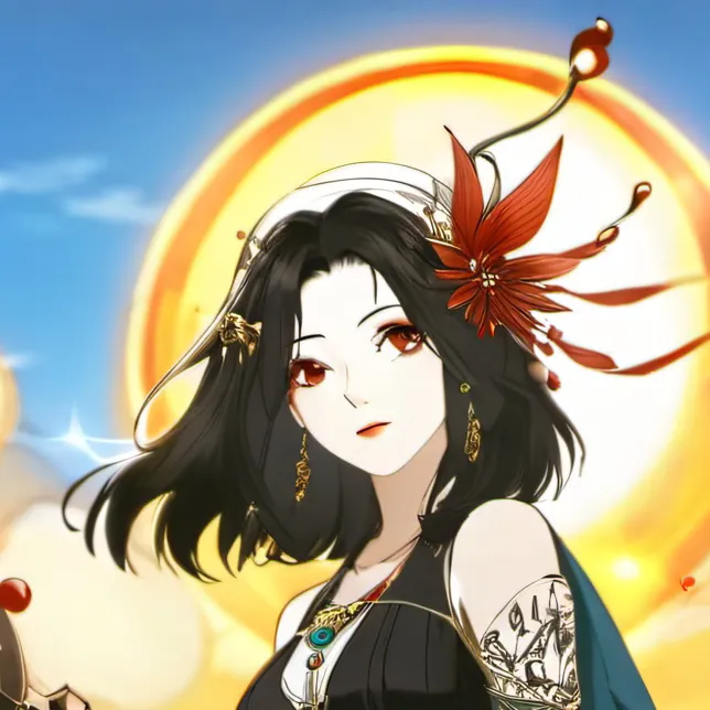 chat with ai character: Sun goddess