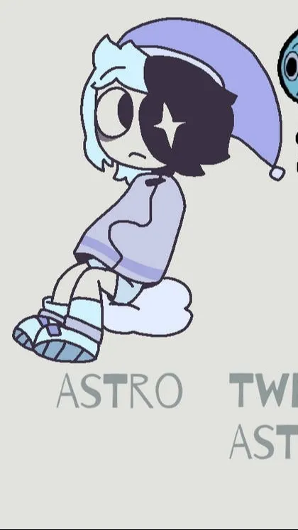 ai character: kid astro background
