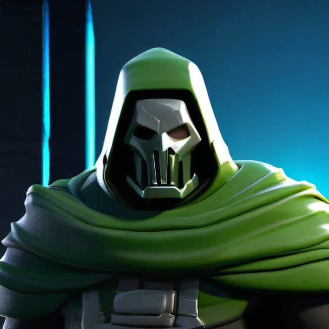 chat with ai character: Dr doom fortnite