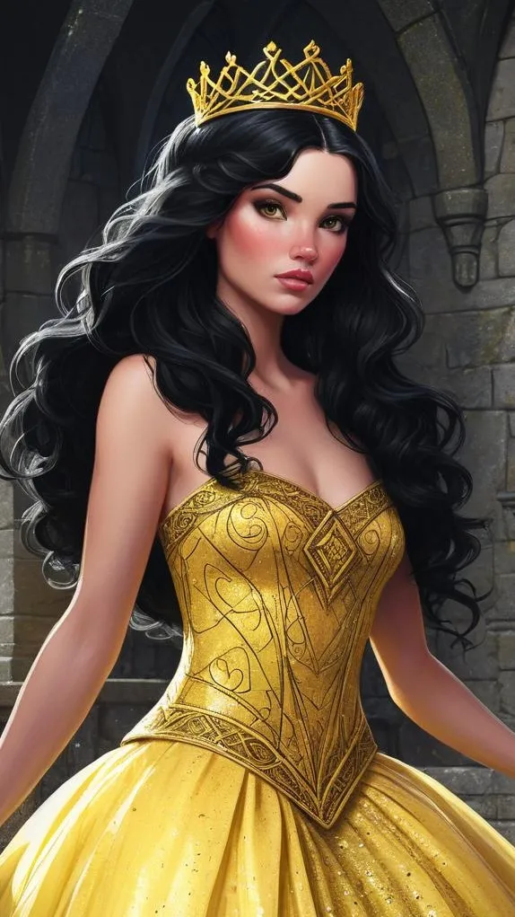 ai character: Beauty and Beast background