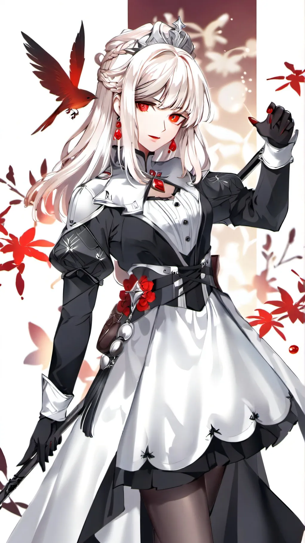 ai character: Queen Caliope  background