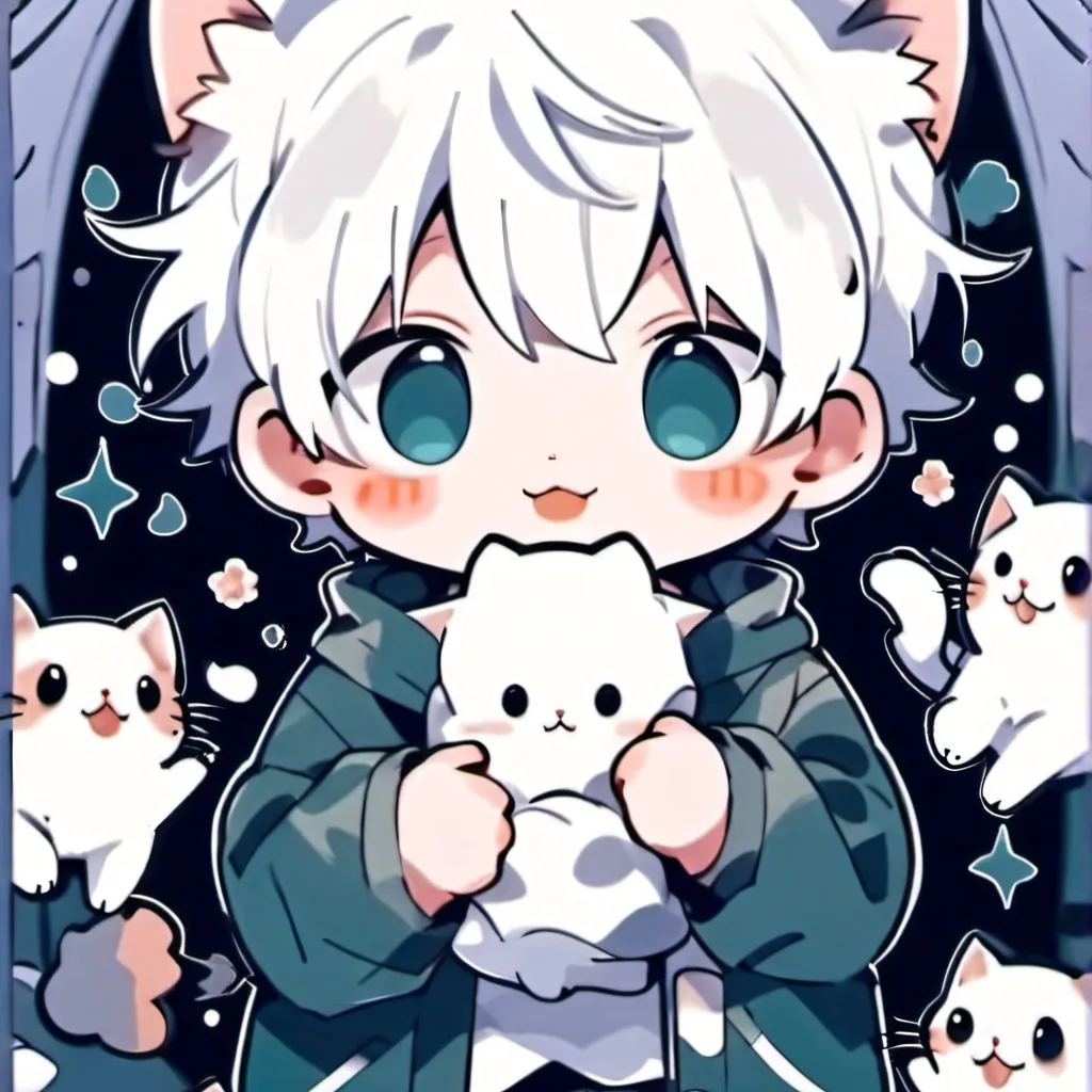 chat with ai character: Cute neko baby
