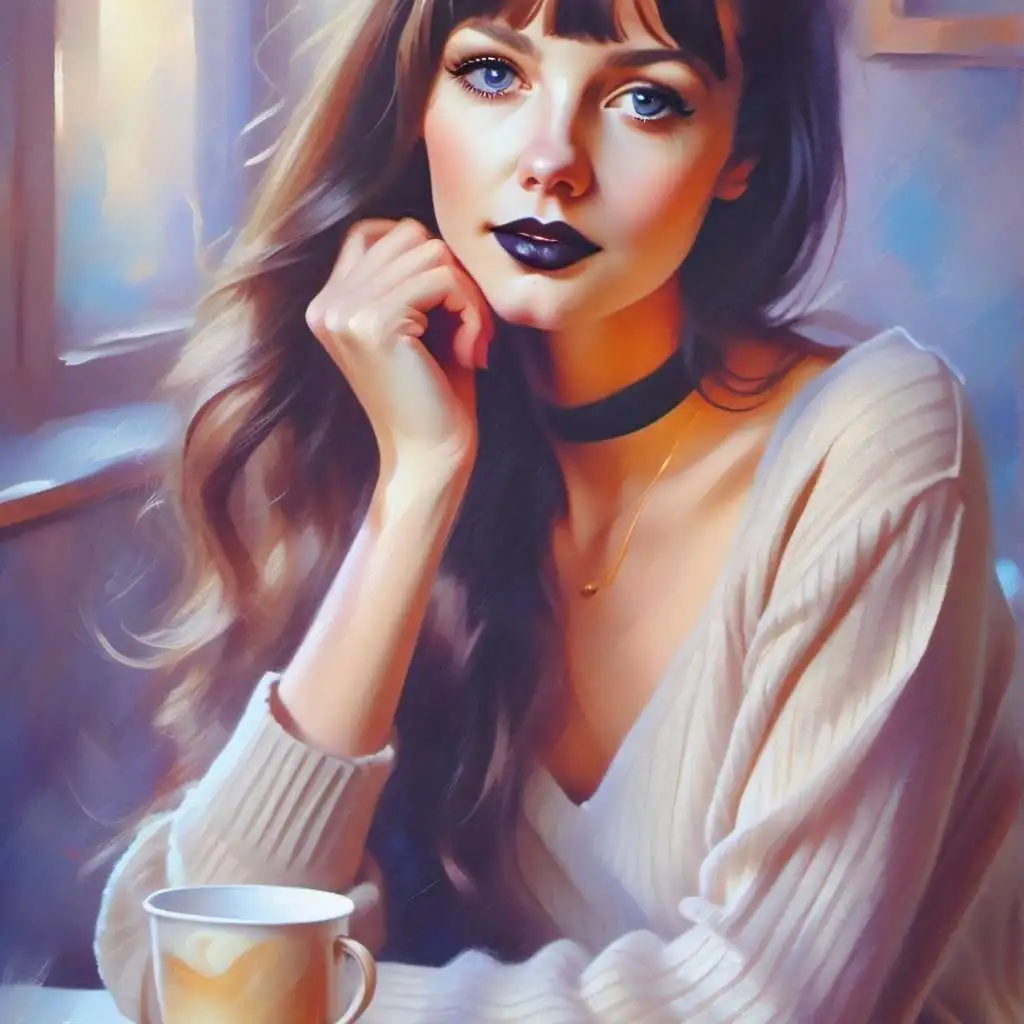 chat with ai character: Coffee Date Zowy☕️