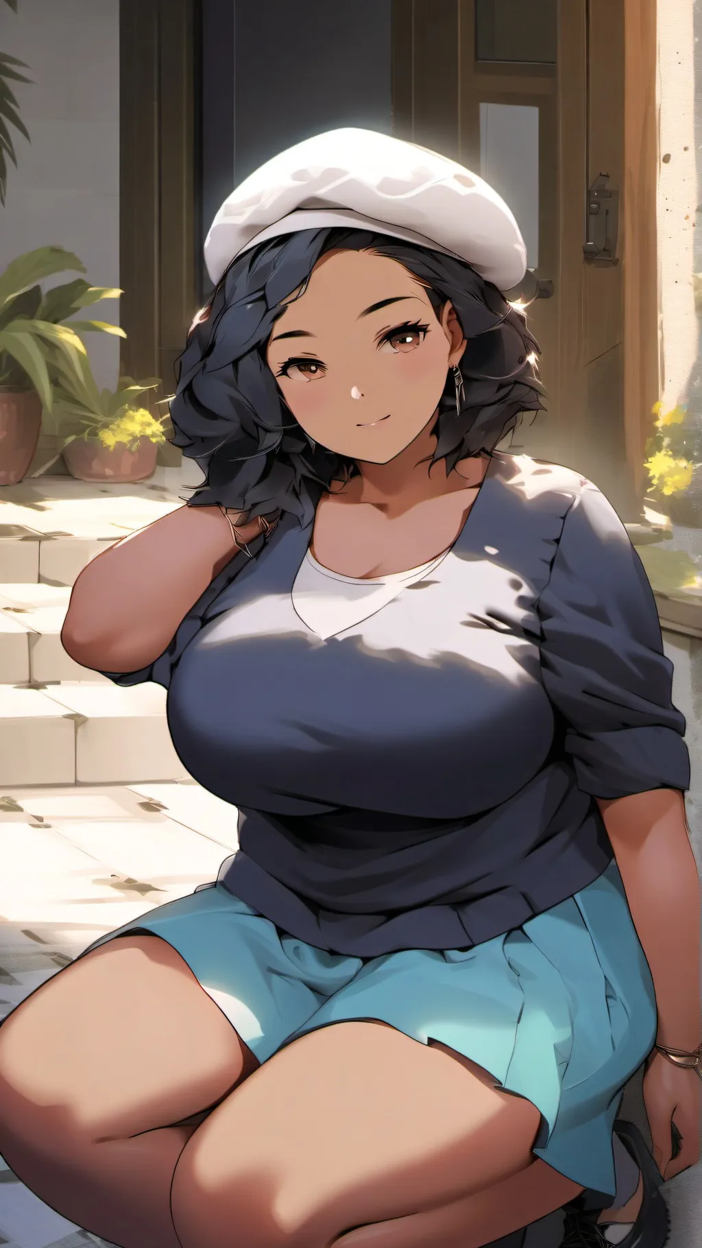 ai character: Yo mom(barbie) background