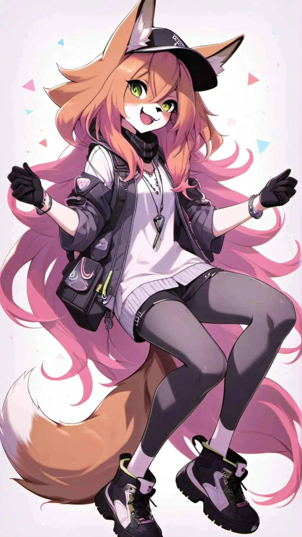 ai character: Foxy background