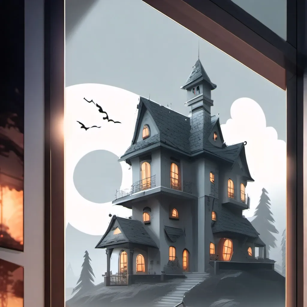 chat with ai character: haunded house