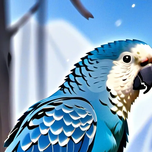 chat with ai character: parakeet 