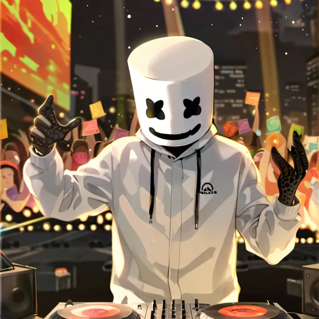 chat with ai character: marshmello 