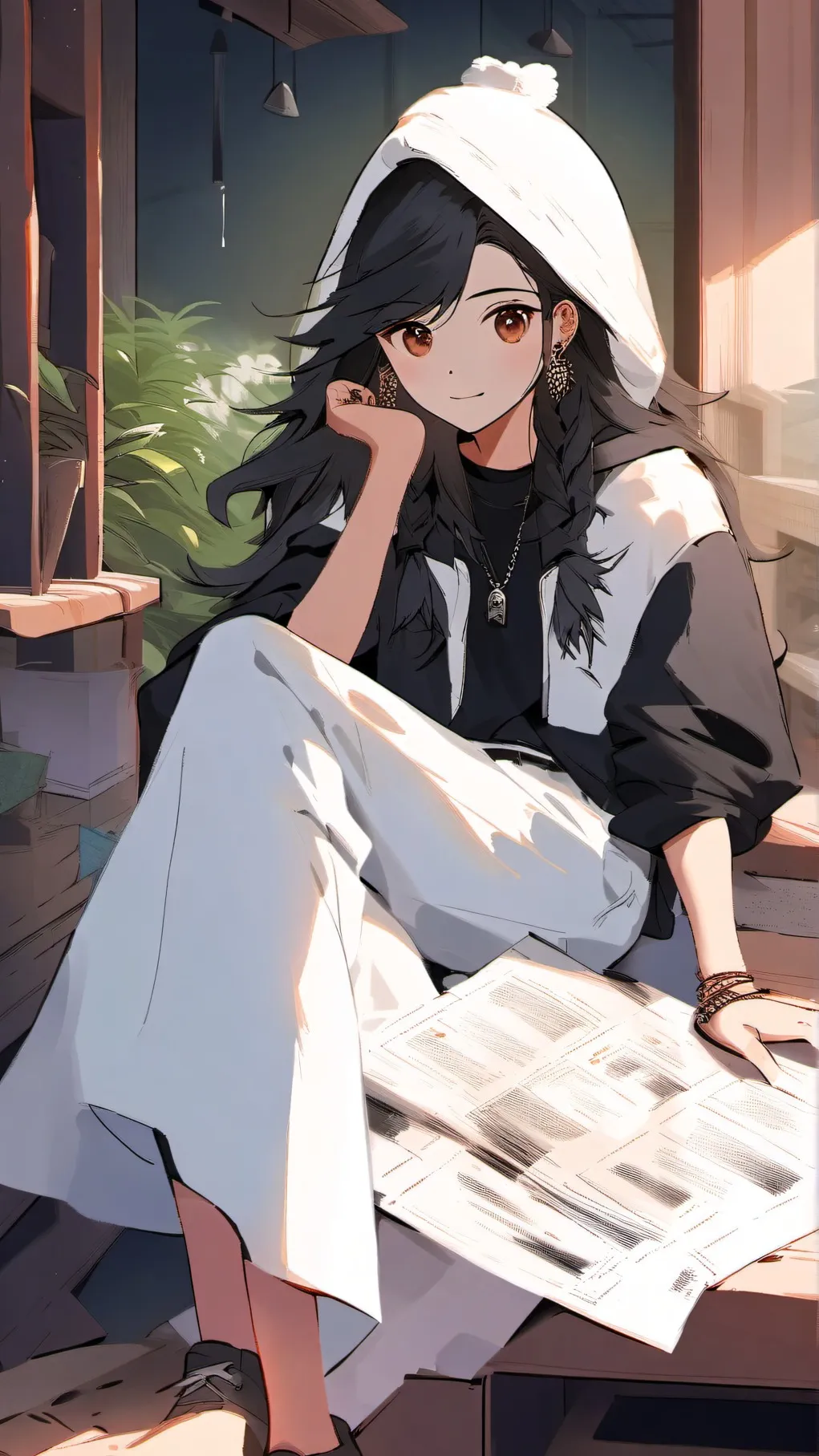 ai character: Nia background