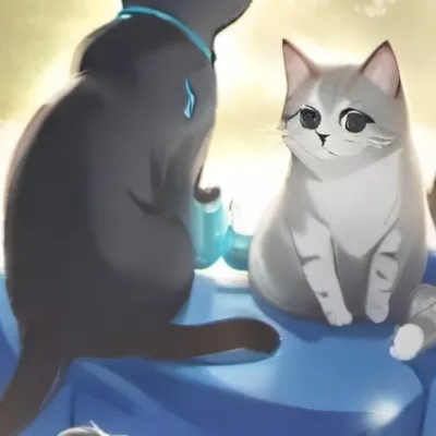 chat with ai character: cat family