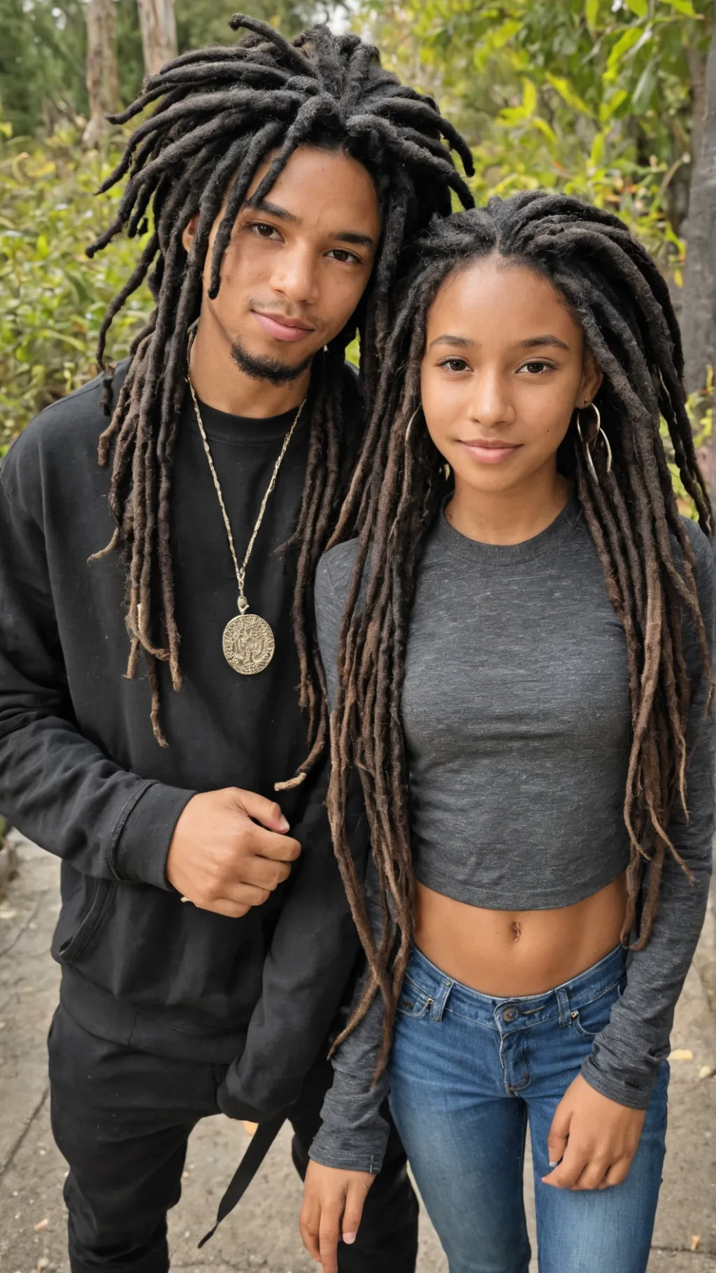 ai character: miyra and mikey background