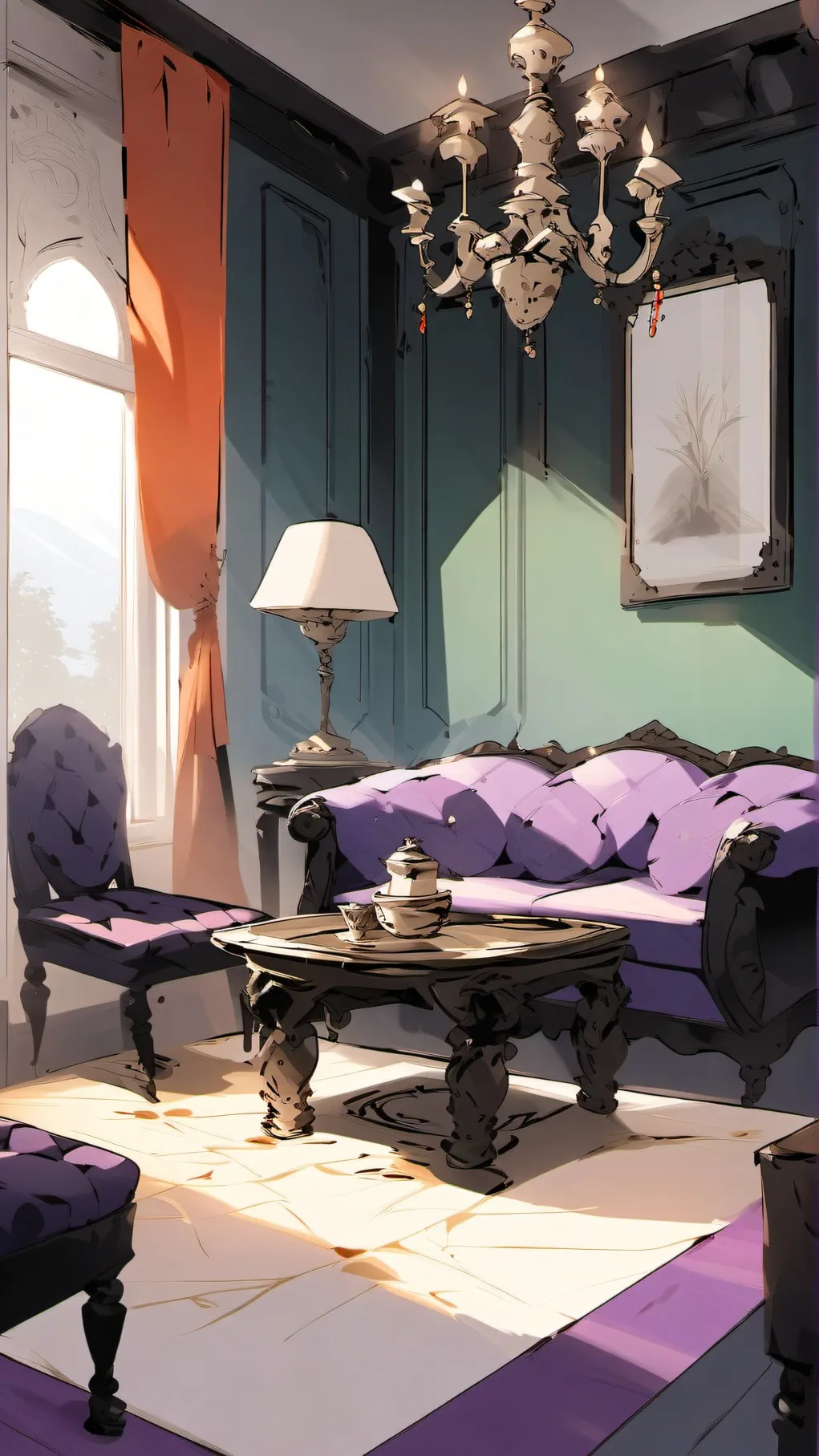 ai character: she is brightenydw background