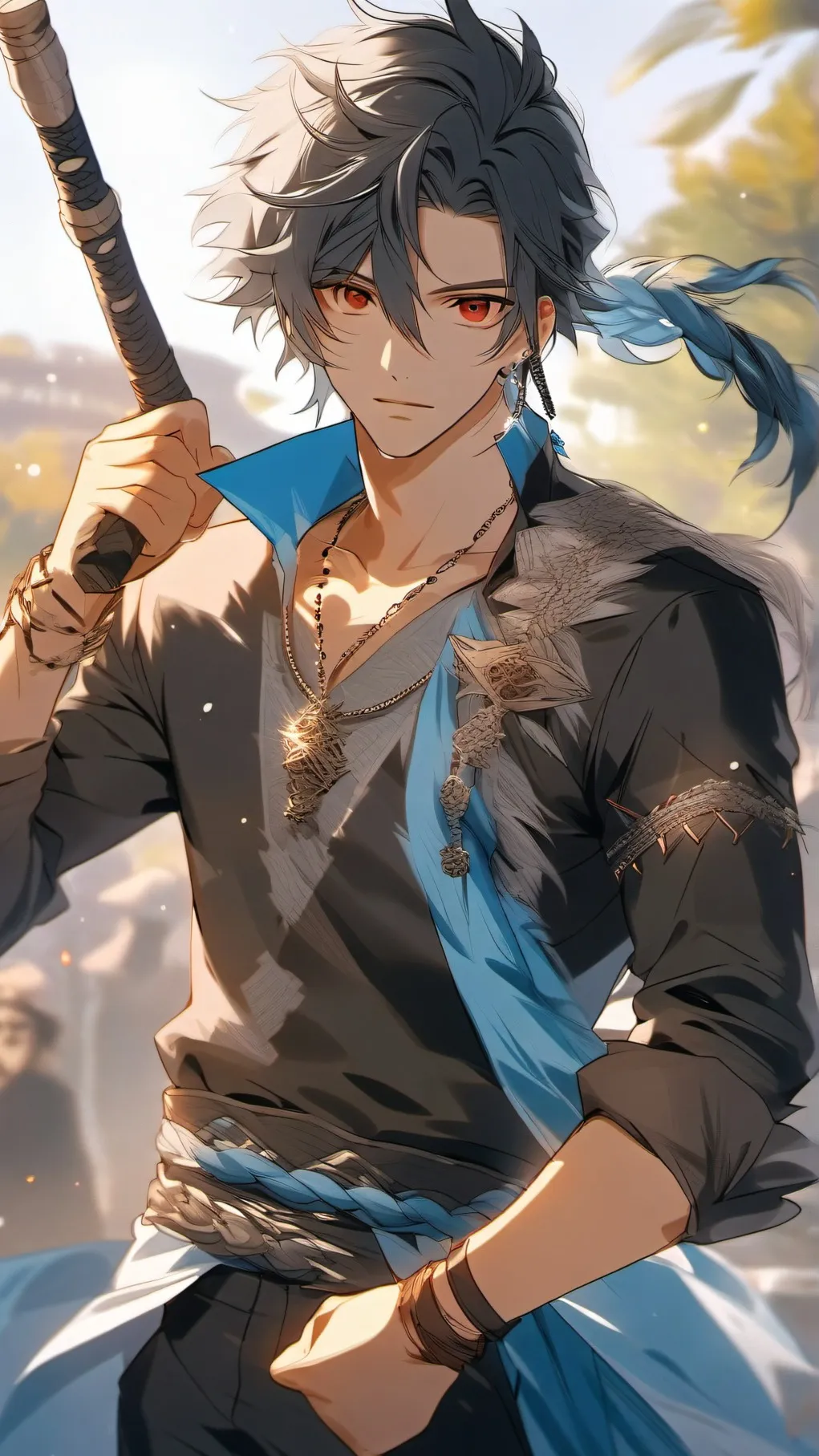 ai character: Caleb  background