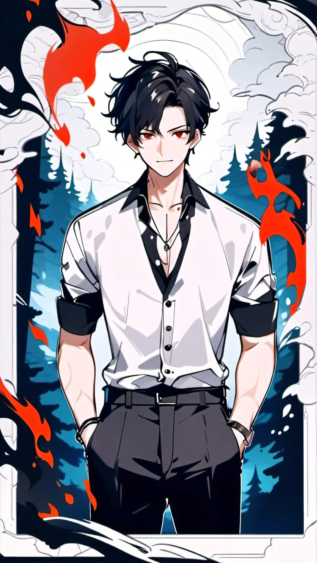 ai character: Azreal background