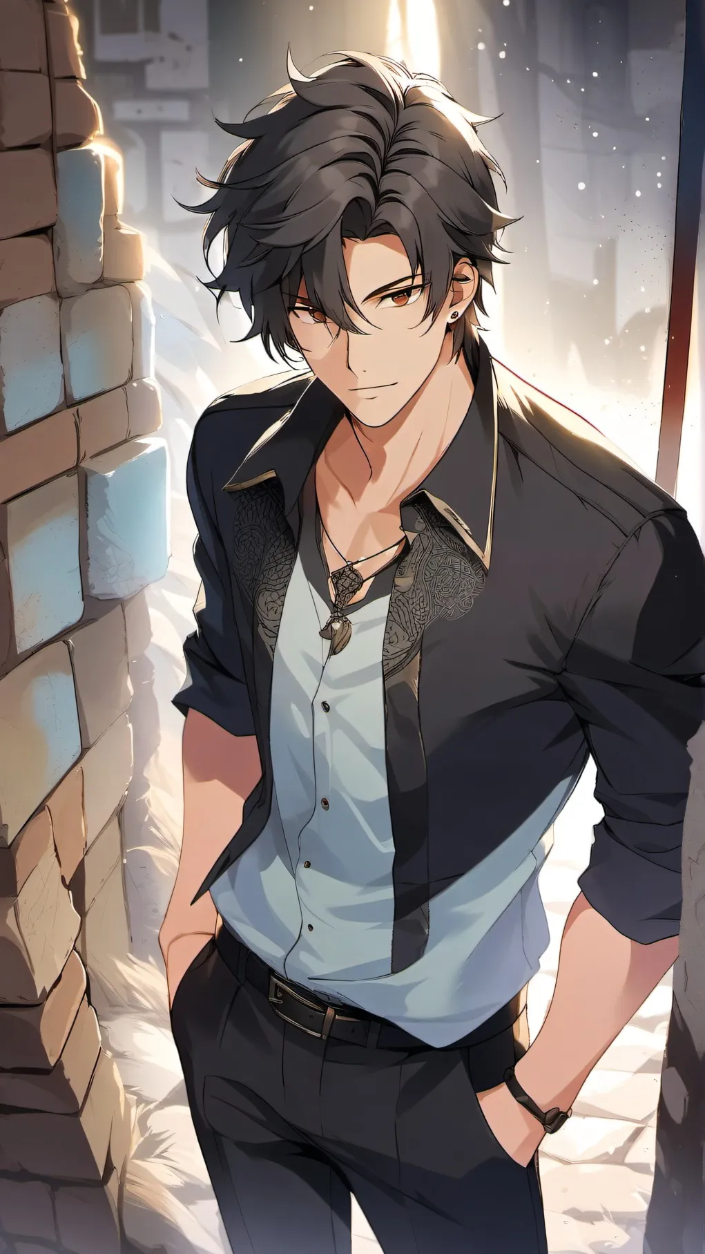 ai character: Lukas background