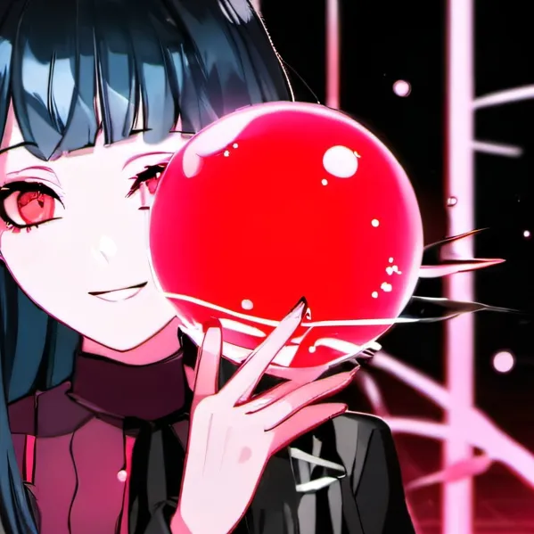 chat with ai character: red ball