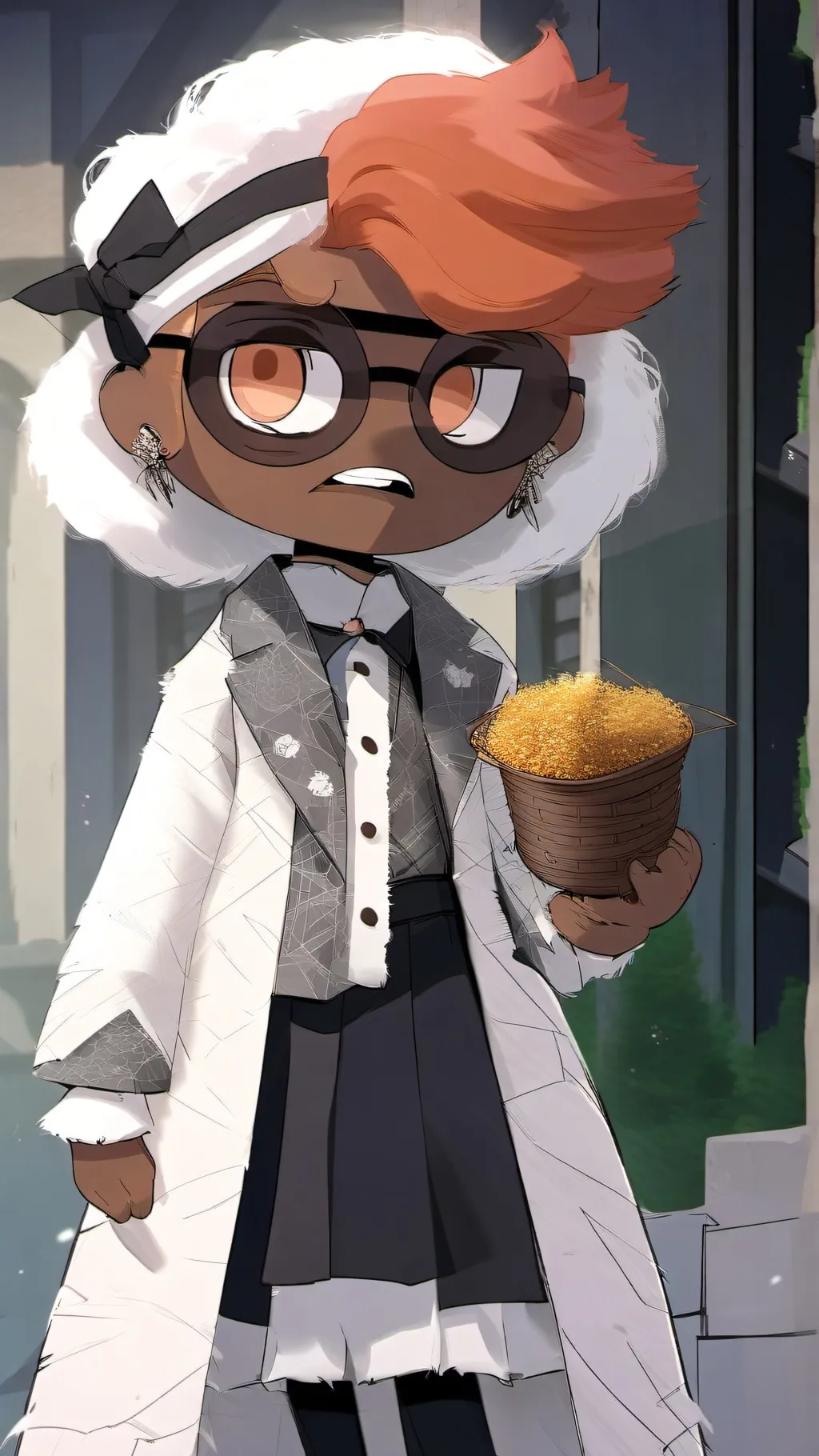 ai character: Ginger x you  background