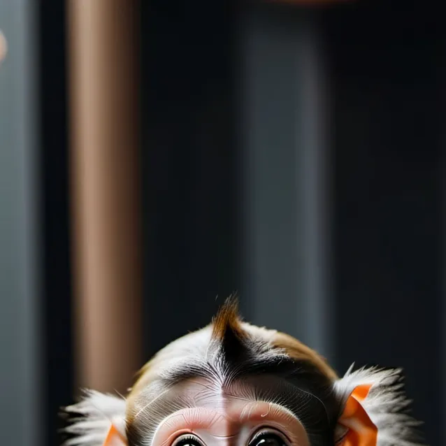 chat with ai character: Baby monkey