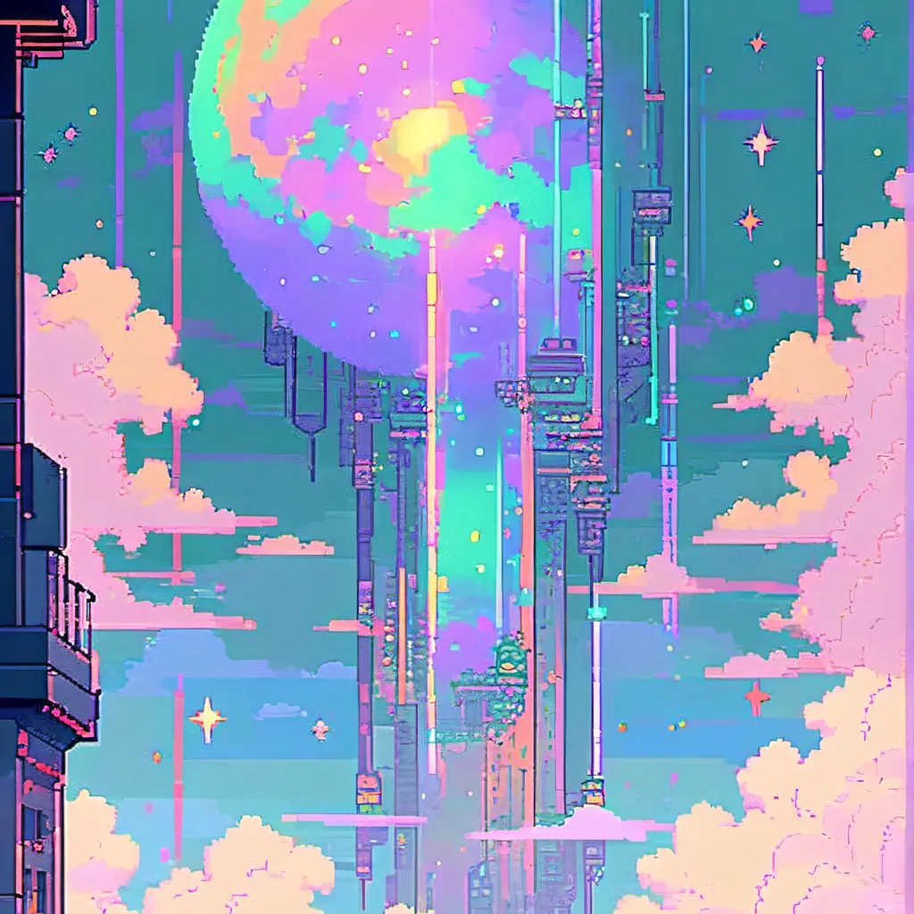 chat with ai character: Pixel Galaxy!