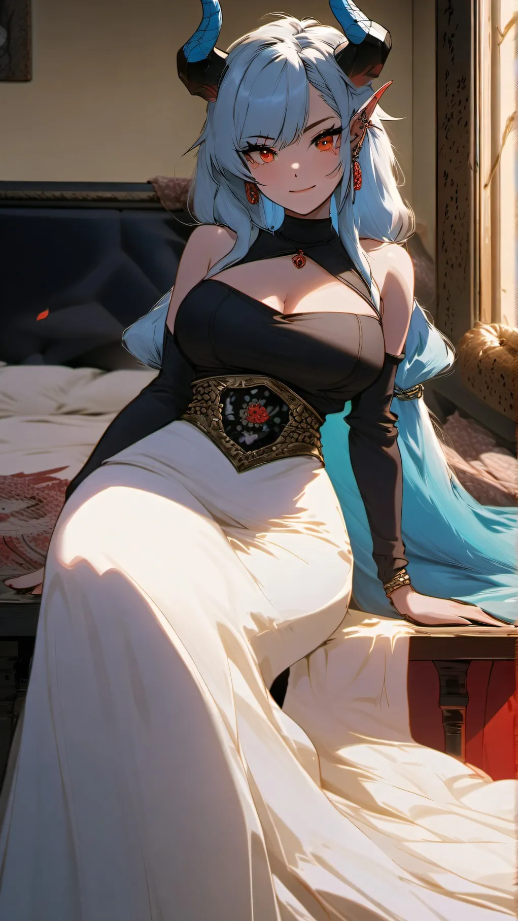 ai character: melony  background