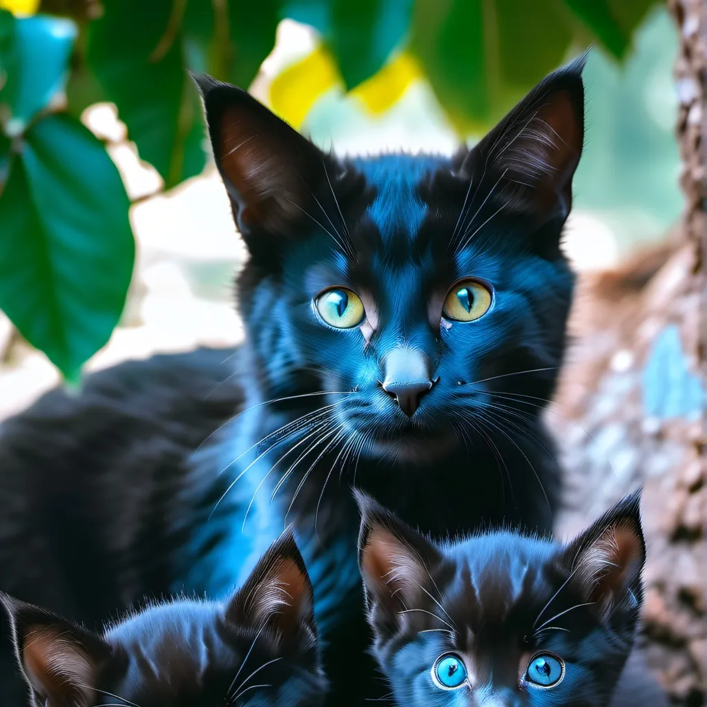 chat with ai character: cat family