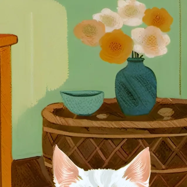 chat with ai character: the black cat fami