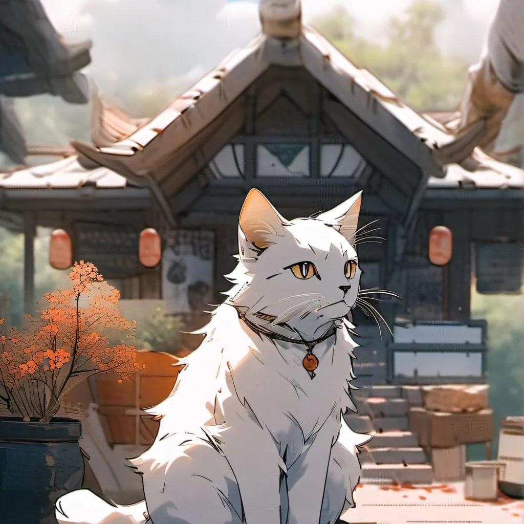 chat with ai character: cat