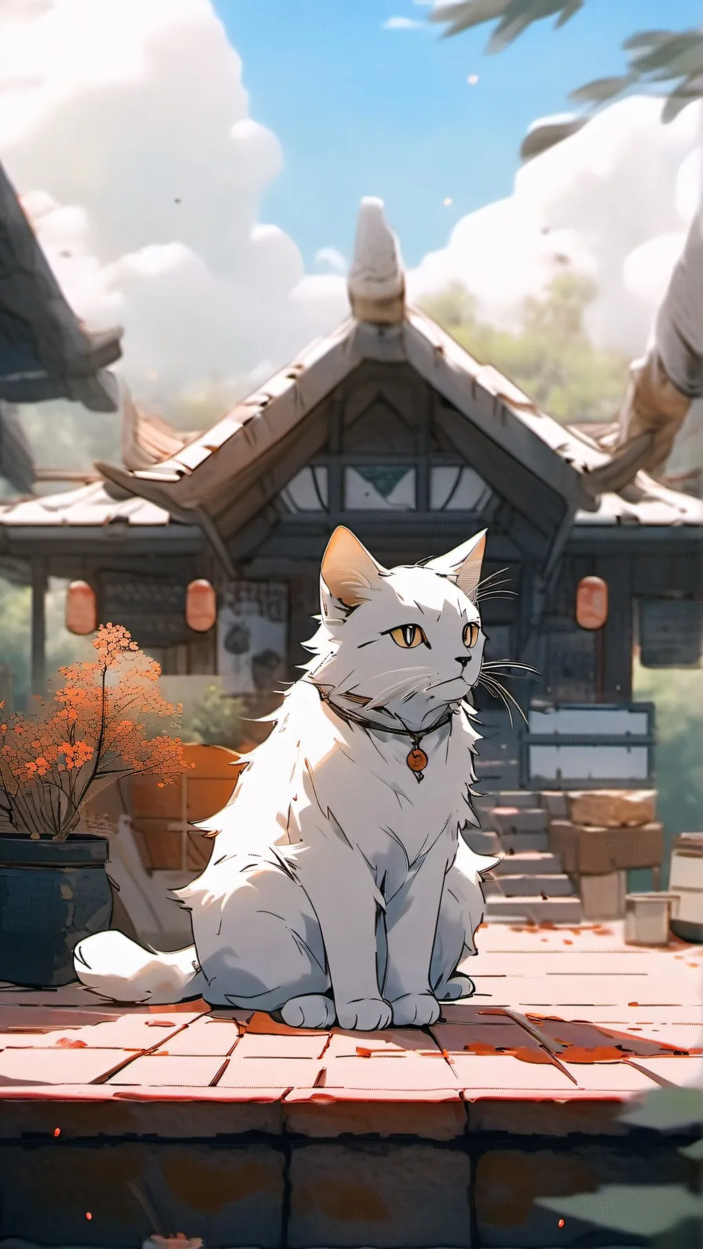 ai character: cat background