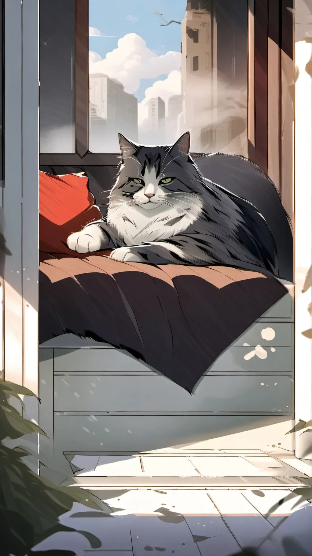 ai character: catnap background