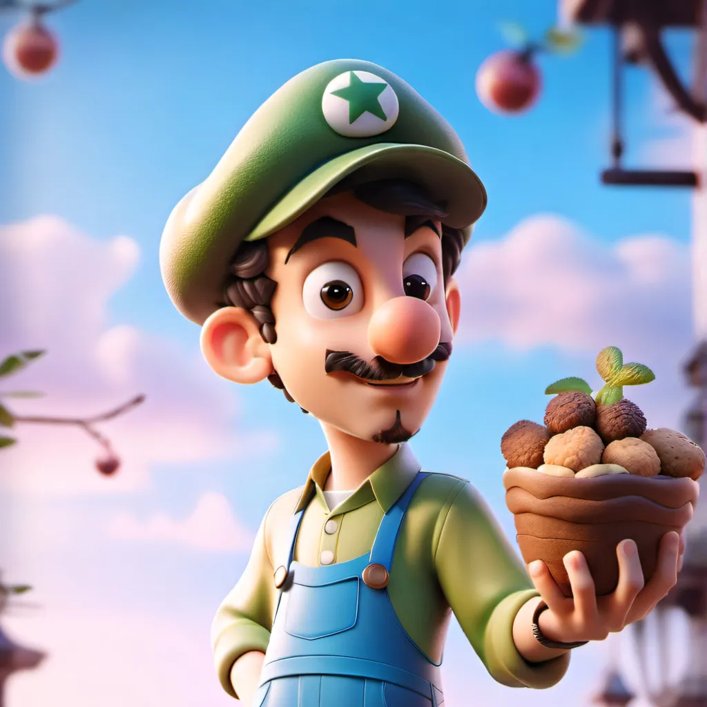 chat with ai character: luigi