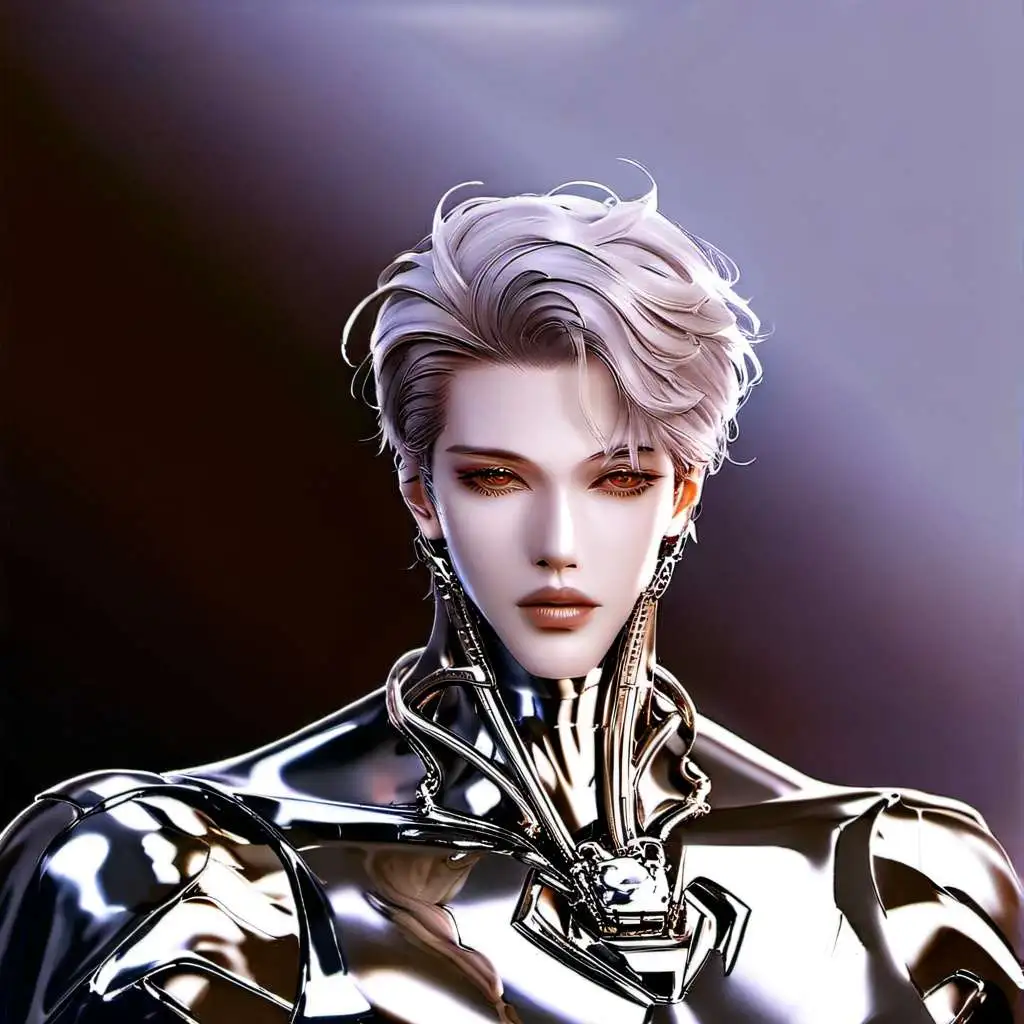 chat with ai character: cyan arrow