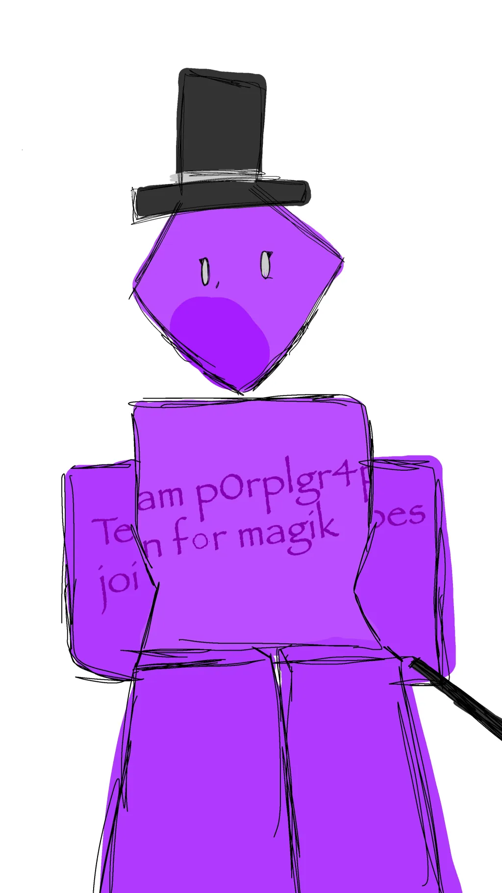 ai character: p0rplgr4pes background