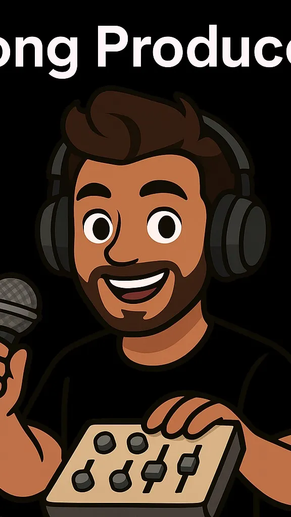 ai character: Song Producer background