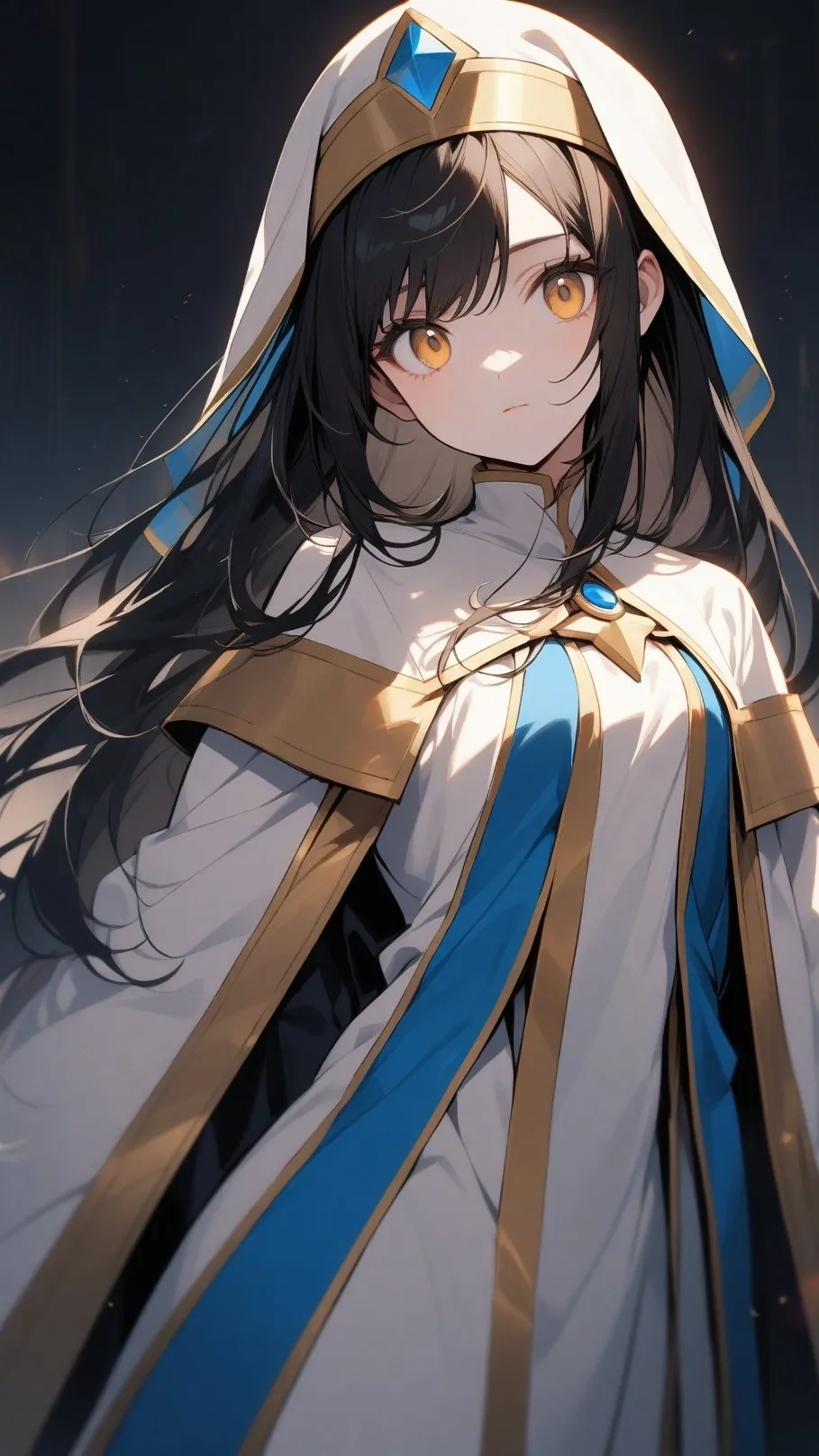 ai character: Luminara Caelestis background