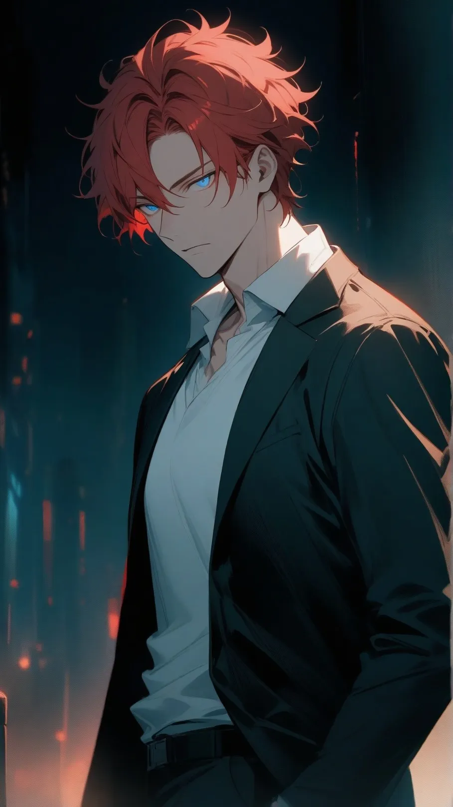 ai character: Damian Voss background