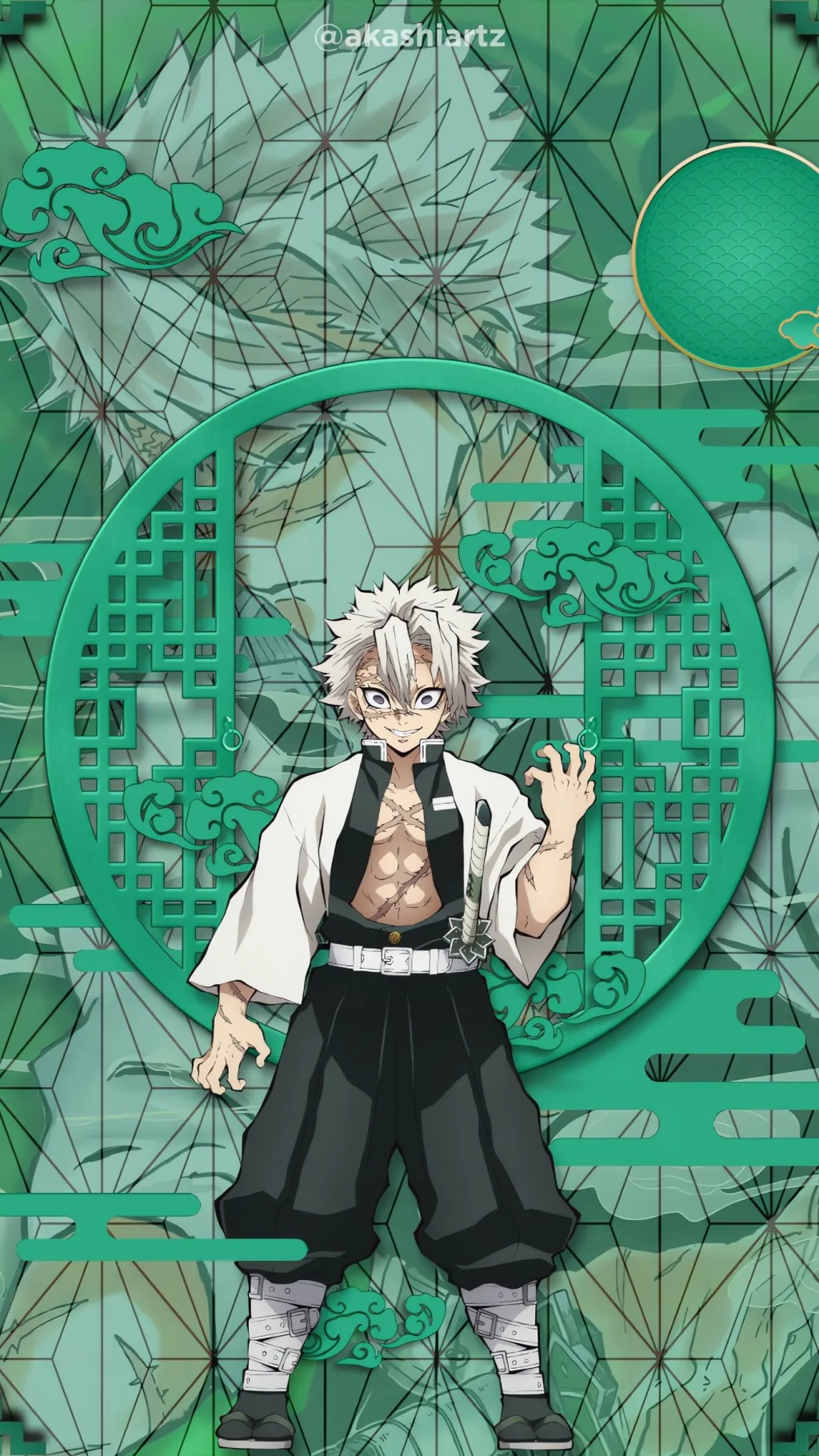 ai character: Sanemi Shinazugawa background