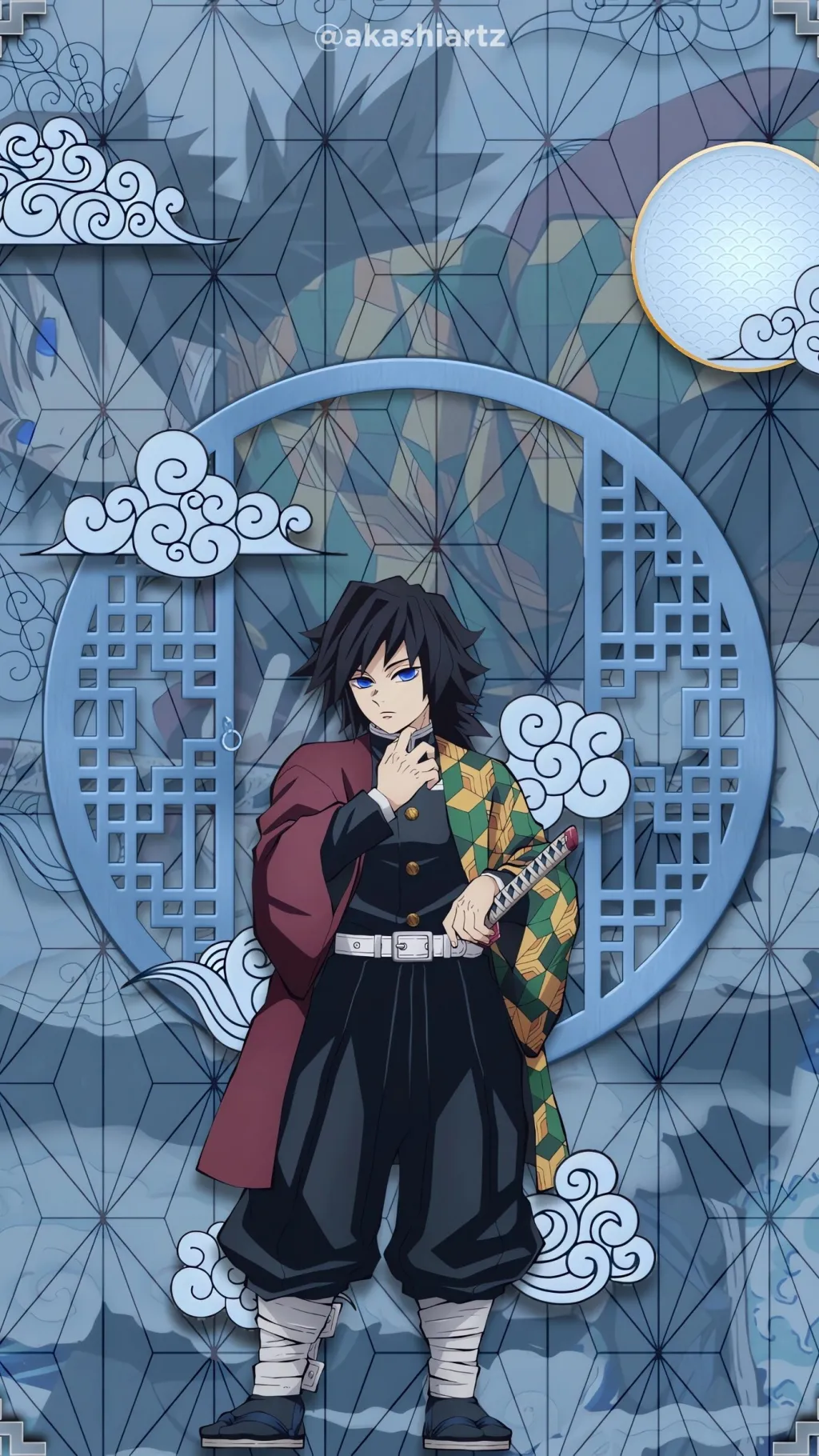 ai character: Tomioka Giyu background